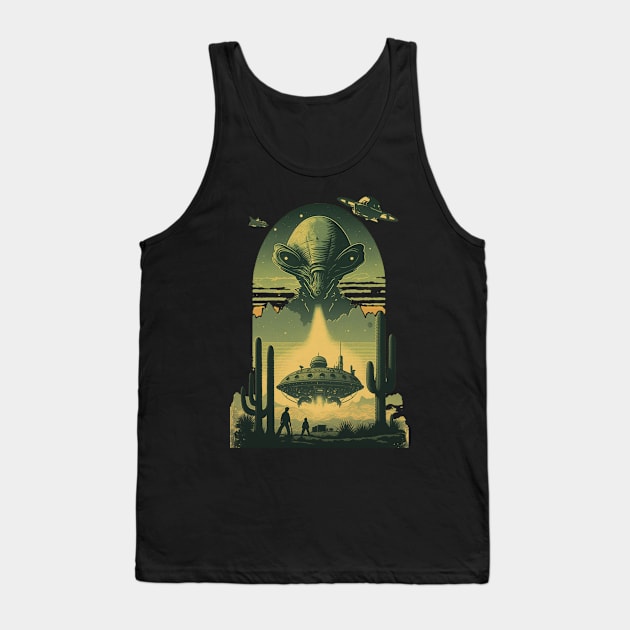 Alien Take Controls Tank Top by vamarik